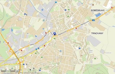 Bankomat Ceske sporitelny Teplice Masarykova 109 mapa.jpg